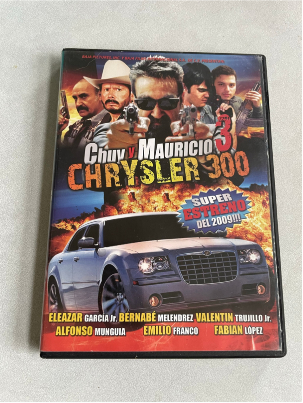 Chuy y Mauricio 3: Chrysler 300 DVD Movie - Black and Orange